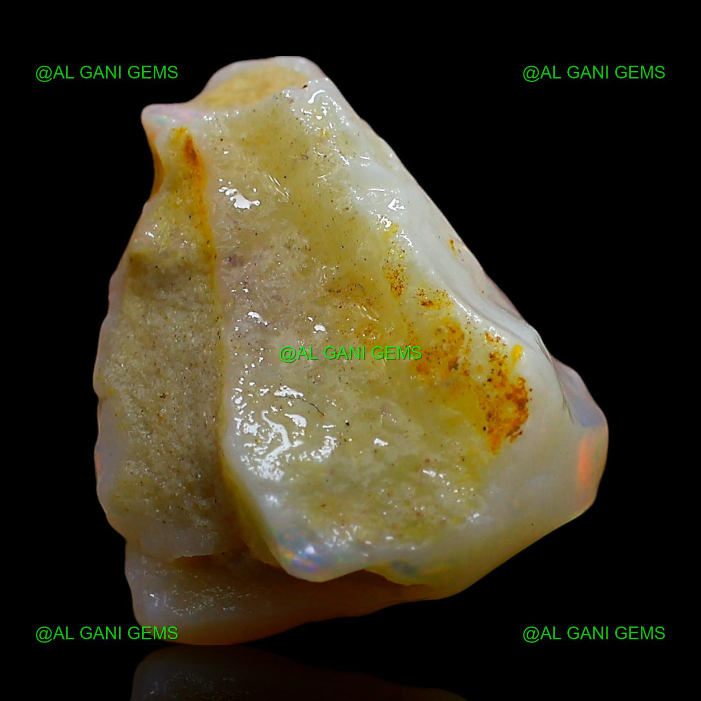 6.00 Cts Fire Opal Loose Gemstone Fancy Cabochon Natural 14x12x7 mm RD-516