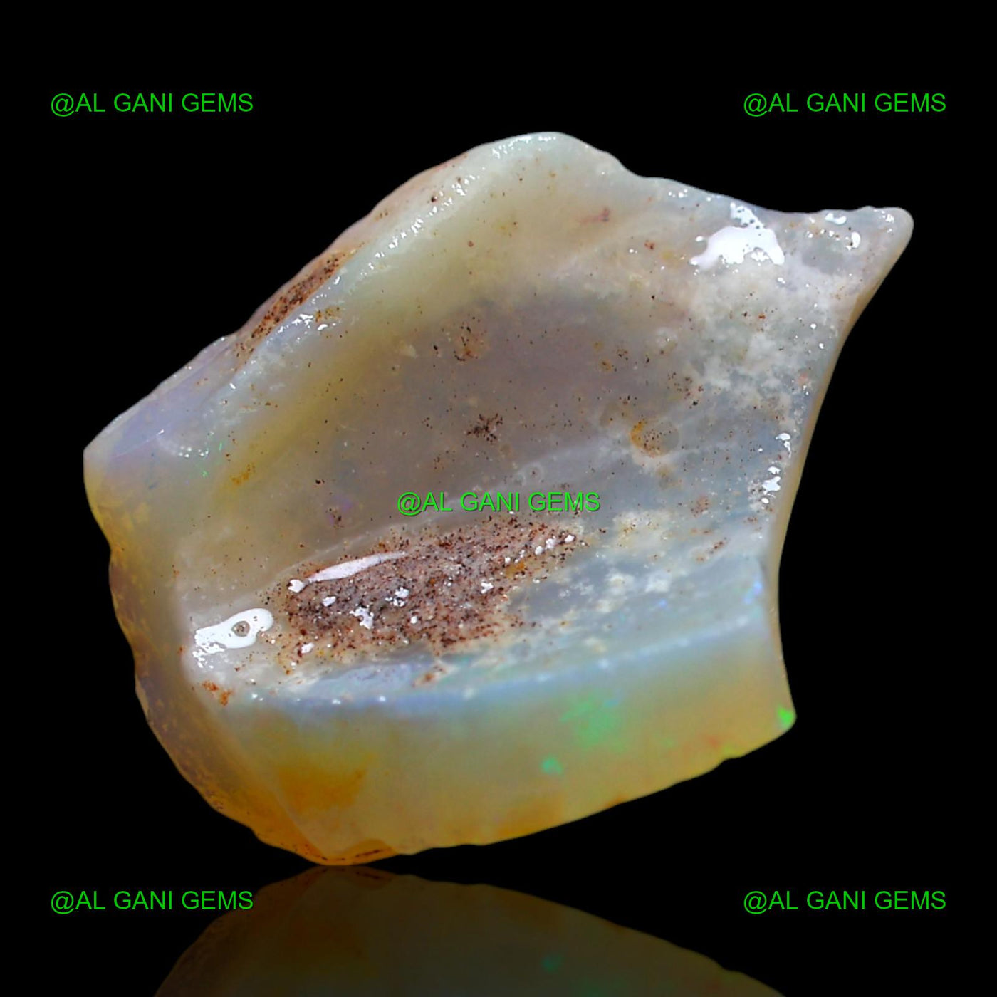 7.00 Cts Natural Fire Opal Fancy Rough Loose Gemstone 23x18x4 mm RD-746