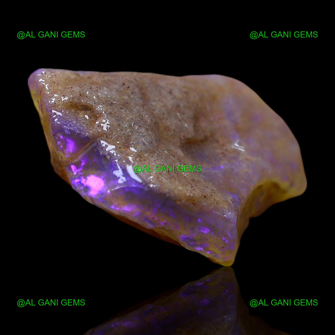 Natural Fire Opal Loose Gemstone Fancy Rough 11.00 Cts 21x16x8 mm RD-747