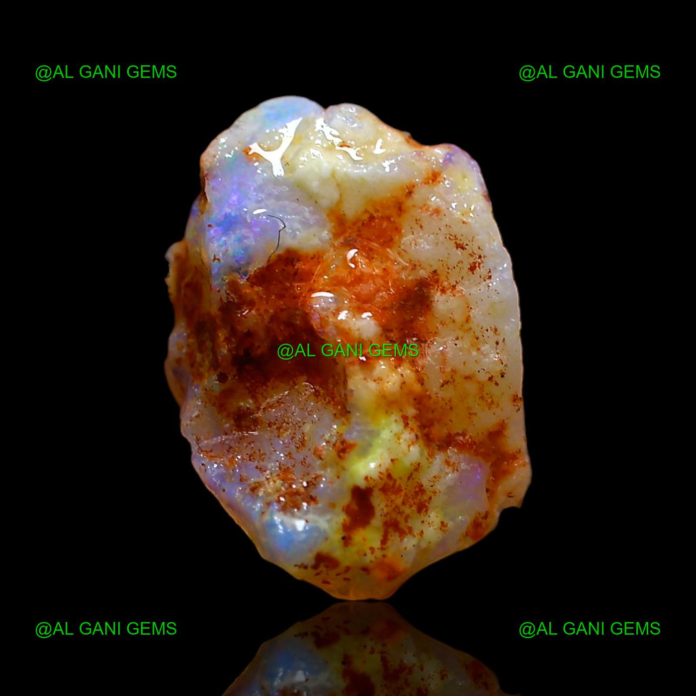 Natural Fire Opal Loose Gemstone Fancy Rough 3.00 Cts 13x10x5 mm RD-96