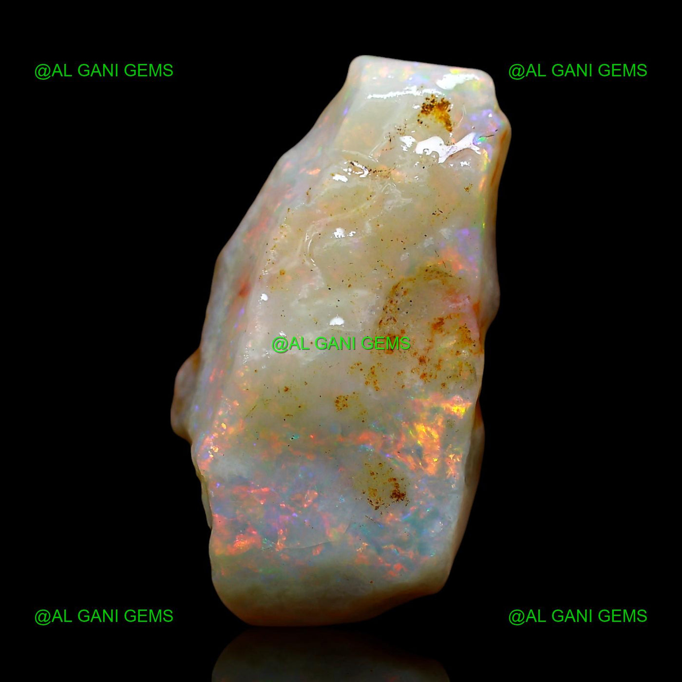 Natural Fire Opal Loose Gemstone Fancy Rough 8.00 Cts 21x12x6 mm RE-315