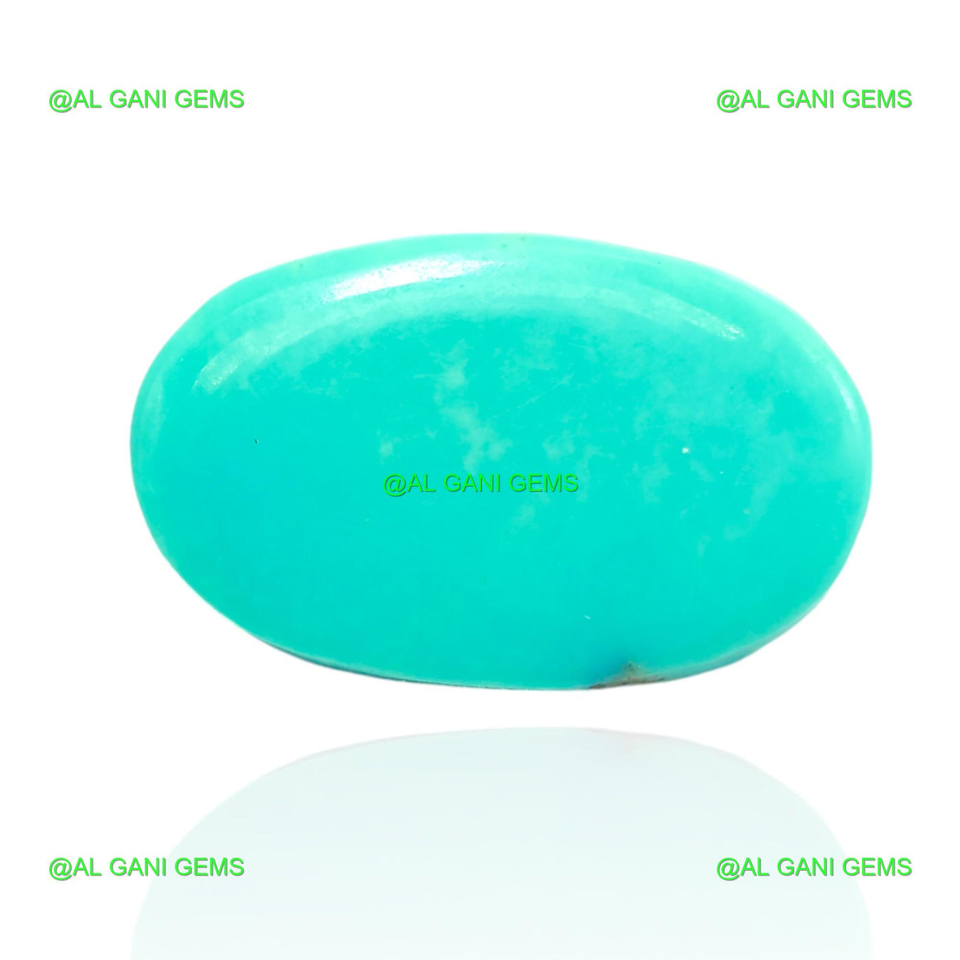 11.00 Cts Natural Turquoise Oval Cabochon Loose Gemstone 18x11x6 mm T-108