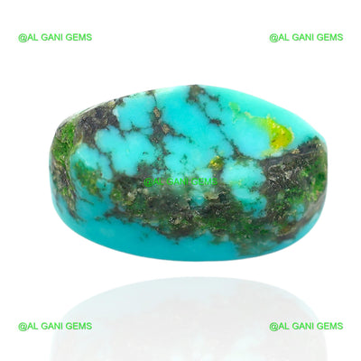 Natural Turquoise Gemstone 12.00 Cts Loose Oval Cabochon 18x10x8 mm T-136