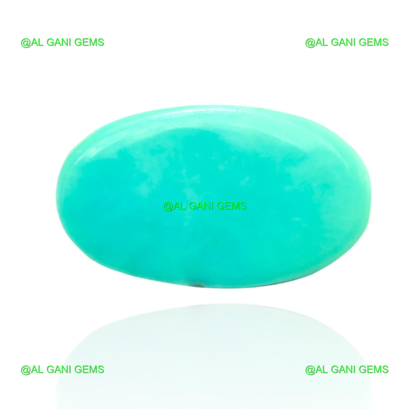 5.00 Cts Natural Turquoise Loose Gemstone Oval Cabochon 17x10x4 mm T-140