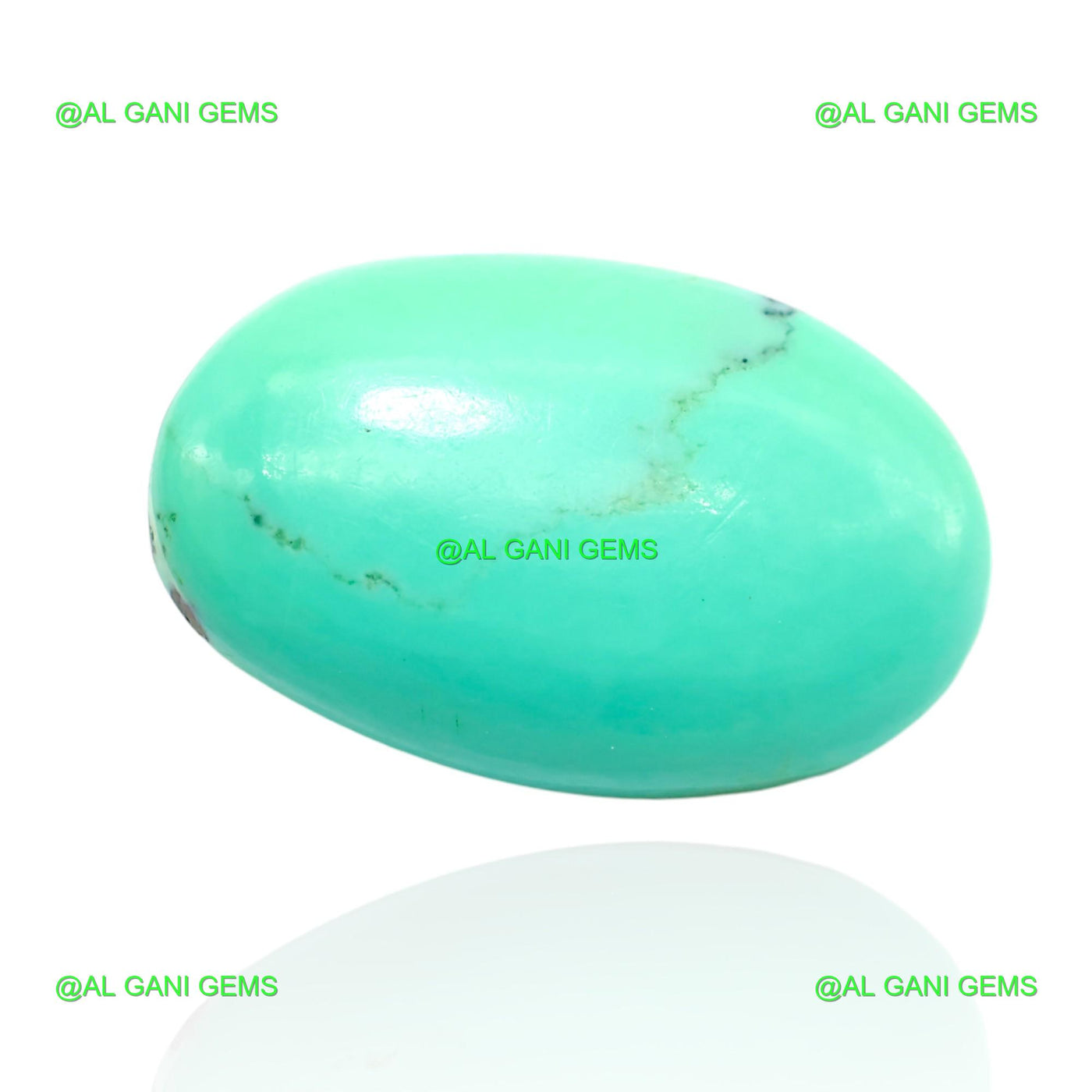 14.00 Cts Natural Turquoise Oval Cabochon Loose Gemstone 19x12x9 mm T-163