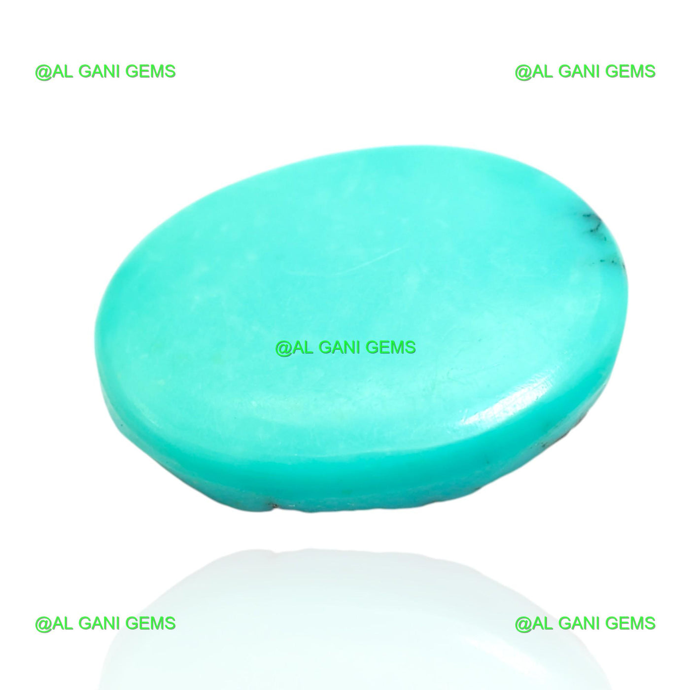 11.00 Cts Natural Turquoise Loose Gemstone Oval Cabochon 18x13x6 mm T-166