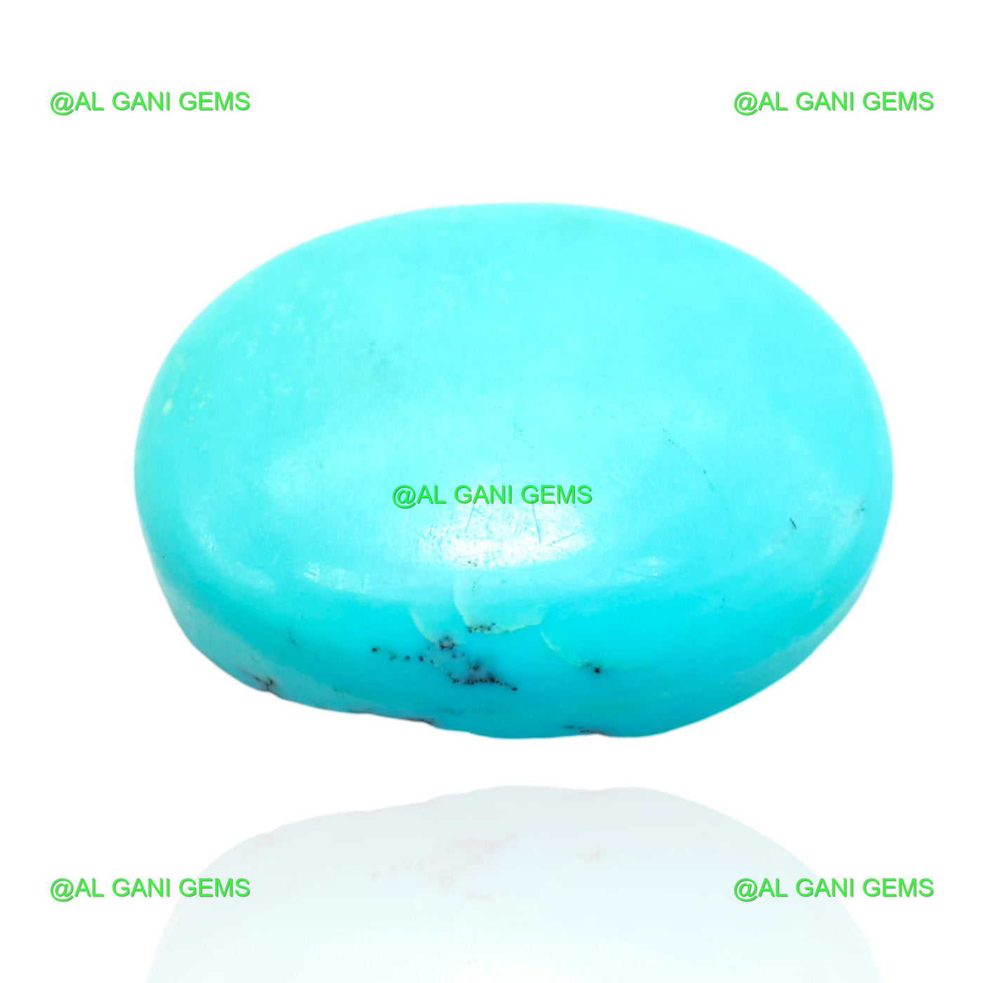 11.00 Cts Natural Turquoise Oval Cabochon Loose Gemstone 18x13x6 mm T-168