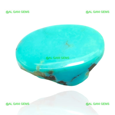 12.00 Cts Turquoise Loose Gemstone Oval Cabochon Natural 18x12x6 mm T-172