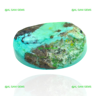 14.00 Cts Natural Turquoise Loose Gemstone Oval Cabochon 18x12x8 mm T-174