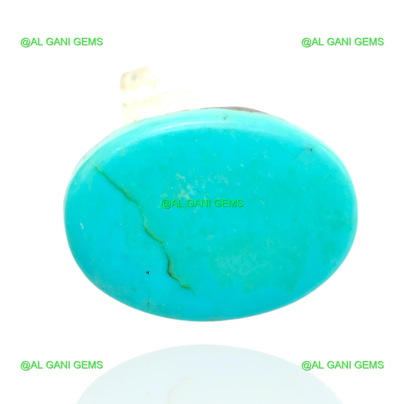 9.00 Cts Natural Turquoise Loose Gemstone Oval Cabochon 18x13x5 mm T-186