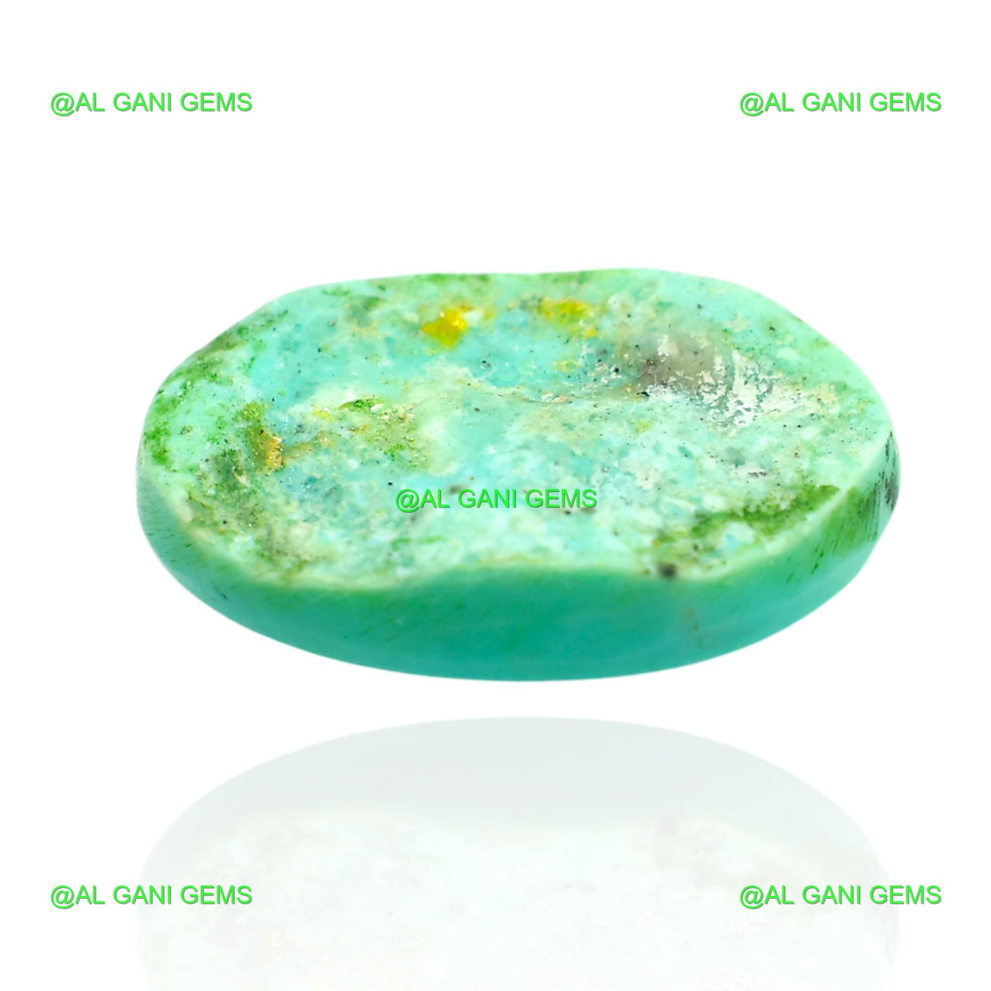 8.00 Cts Natural Turquoise Loose Gemstone Oval Cabochon 18x12x4 mm T-195