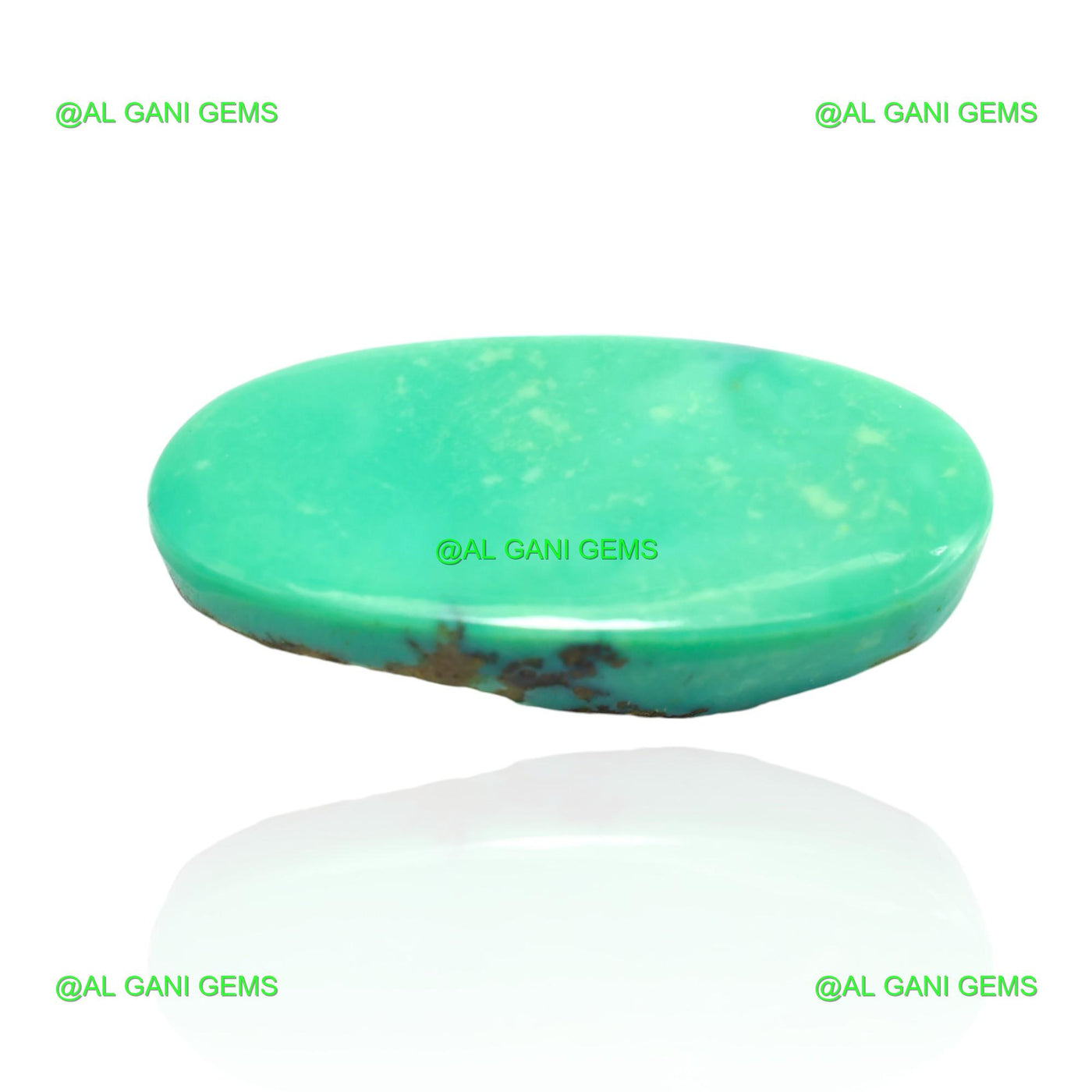 34.00 Cts Natural Turquoise Loose Gemstone Oval Cabochon 33x16x7 mm T-202