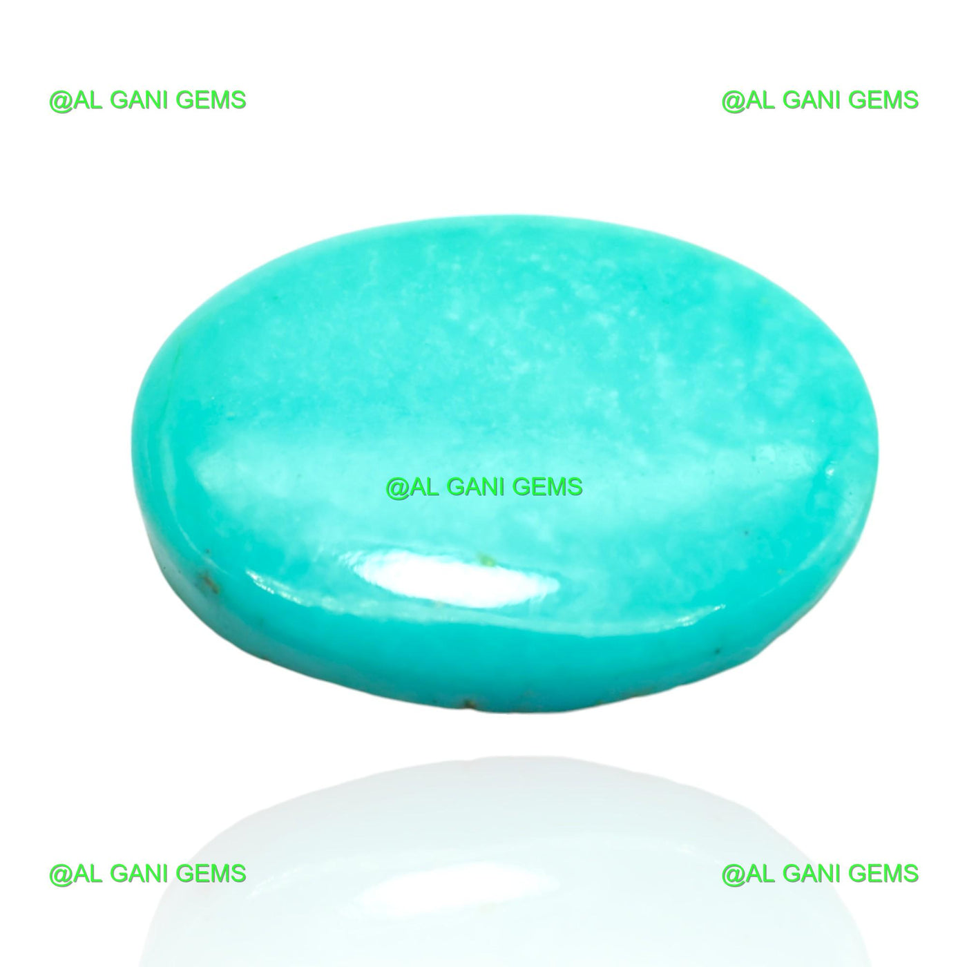 21.00 Cts Turquoise Loose Gemstone Oval Cabochon Natural 26x19x5 mm T-215