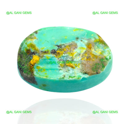 21.00 Cts Turquoise Loose Gemstone Oval Cabochon Natural 21x14x8 mm T-260