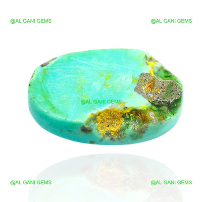 Natural Turquoise Loose Gemstone Oval Cabochon 13.00 Cts 20x12x6 mm T-295