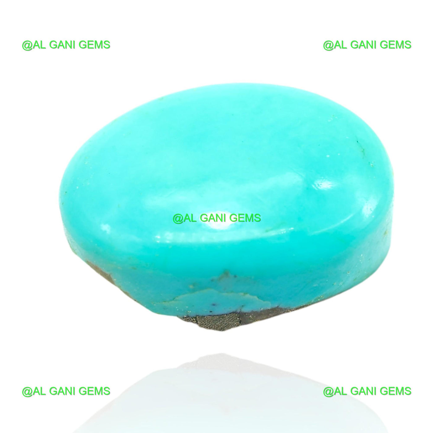 17.00 Cts Natural Turquoise Oval Cabochon Loose Gemstone 19x13x8 mm T-296