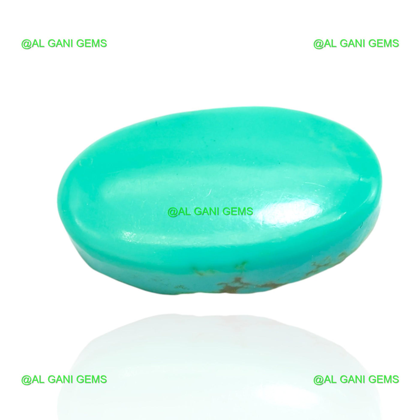 11.00 Cts Natural Turquoise Oval Cabochon Loose Gemstone 19x11x7 mm T-308