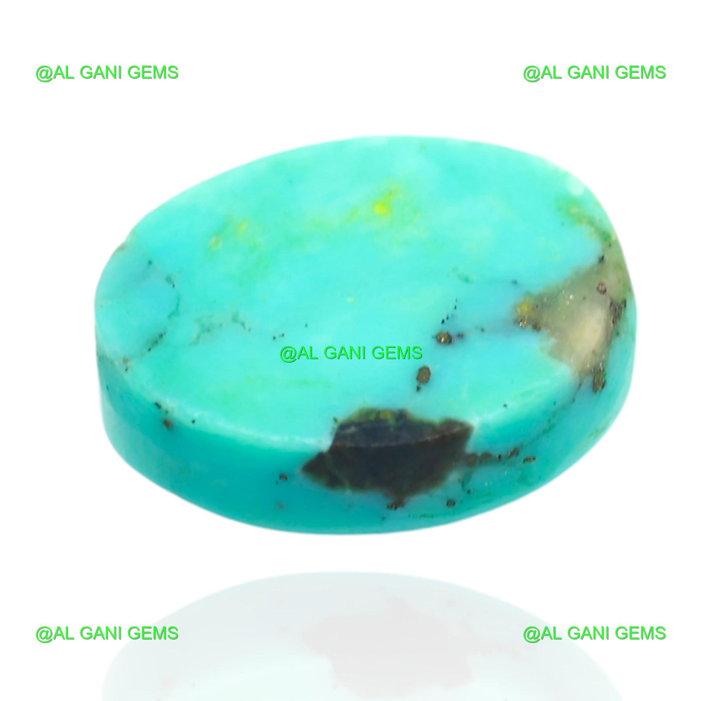 11.00 Cts Natural Turquoise Oval Cabochon Loose Gemstone 16x12x6 mm T-361