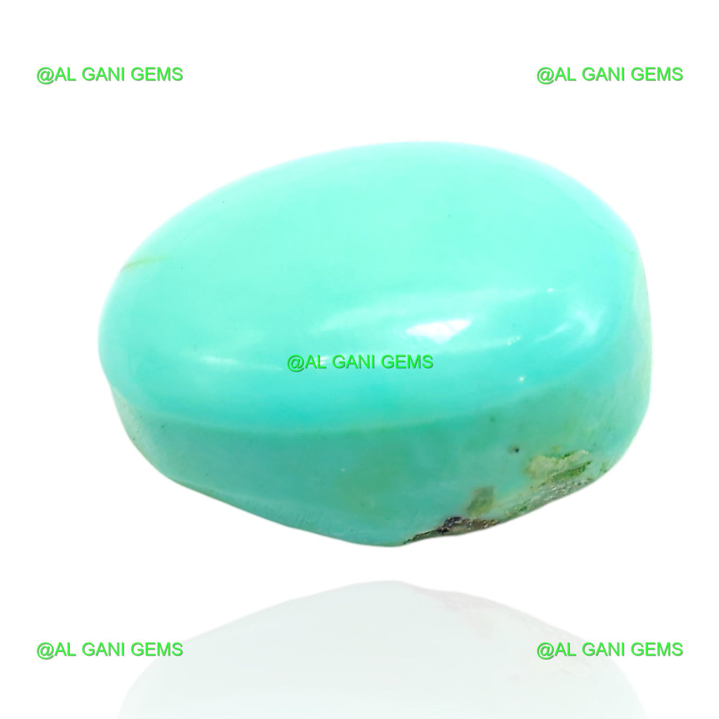 Natural Turquoise Loose Gemstone Oval Cabochon 12.00 Cts 16x11x8 mm T-364