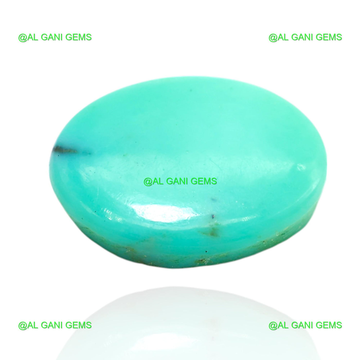 8.00 Cts Natural Turquoise Loose Gemstone Oval Cabochon 16x12x4 mm T-394