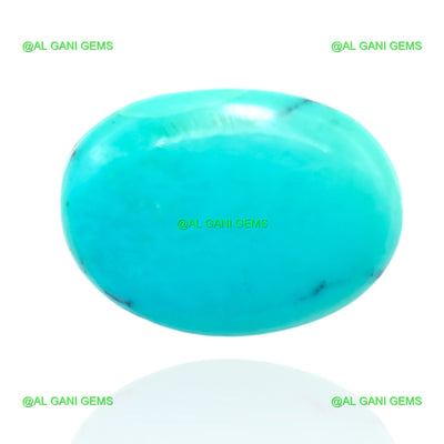 10.00 Cts Natural Turquoise Loose Gemstone Oval Cabochon 15x11x7 mm T-396