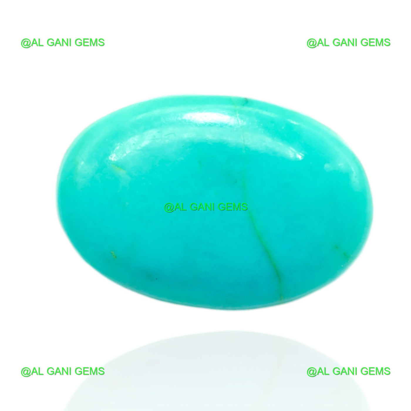 15.00 Cts Natural Turquoise Loose Gemstone Oval Cabochon 19x13x6 mm T-427