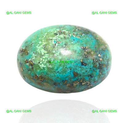 16.00 Cts Natural Turquoise Loose Gemstone Oval Cabochon 19x14x7 mm T-492