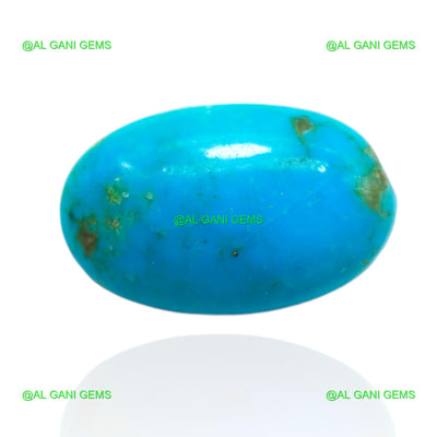 9.00 Cts Natural Turquoise Loose Gemstone Oval Cabochon 19x12x5 mm T-494