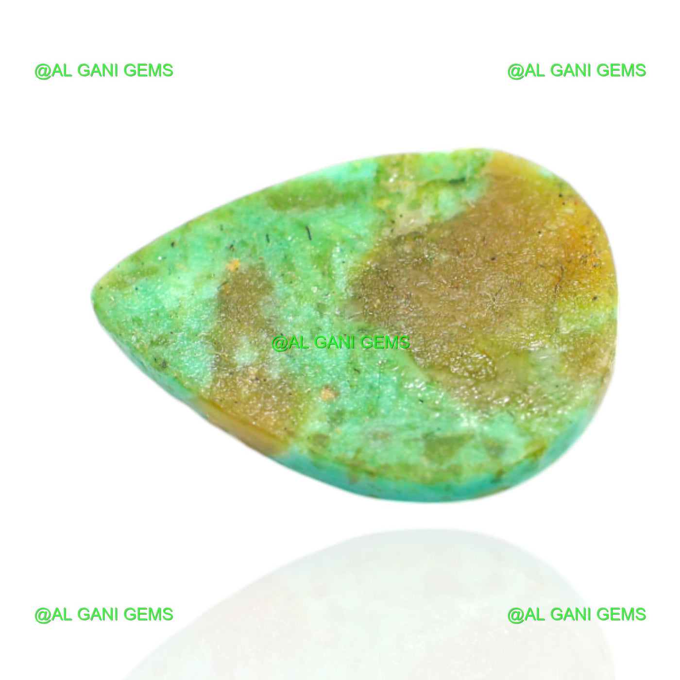 6.00 Cts Natural Turquoise Loose Gemstone Pear Cabochon 18x13x4 mm T-500