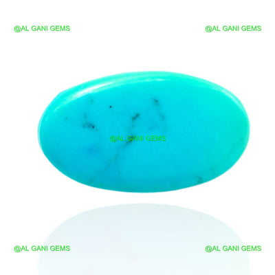 Natural Turquoise Gemstone 13.00 Cts Loose Oval Cabochon 21x13x6 mm T-504