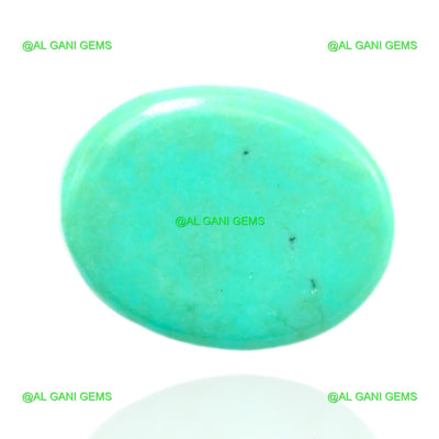 8.00 Cts Turquoise Loose Gemstone Oval Cabochon Natural 17x13x5 mm T-519