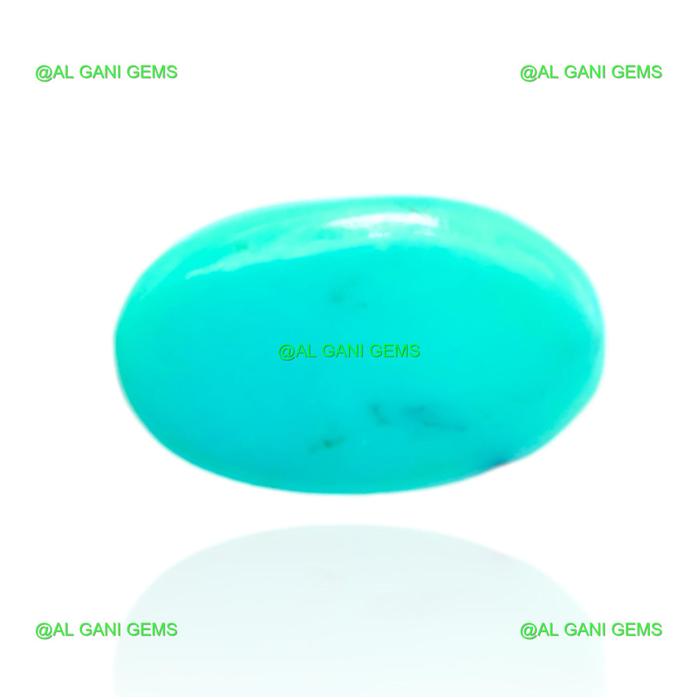 8.00 Cts Turquoise Loose Gemstone Oval Cabochon Natural 16x9x6 mm T-588