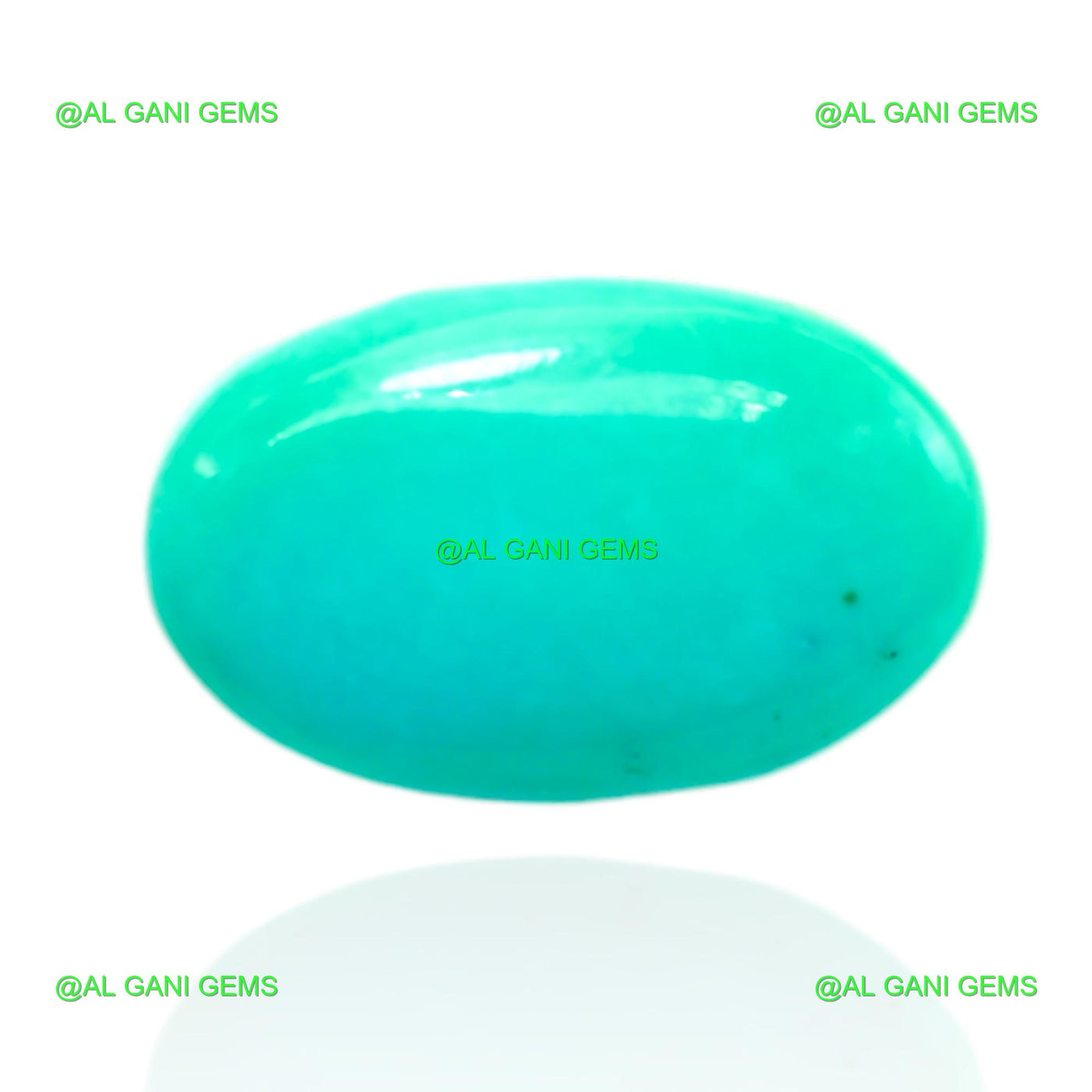 8.00 Cts Natural Turquoise Loose Gemstone Oval Cabochon 17x10x5 mm T-589