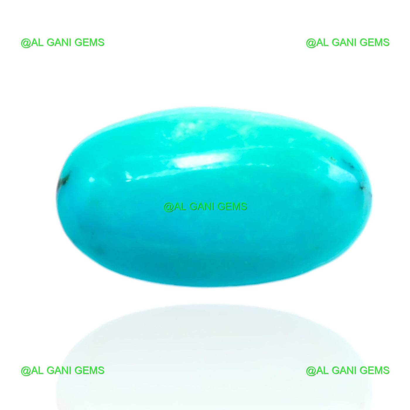 8.00 Cts Natural Turquoise Loose Gemstone Oval Cabochon 17x9x6 mm T-590