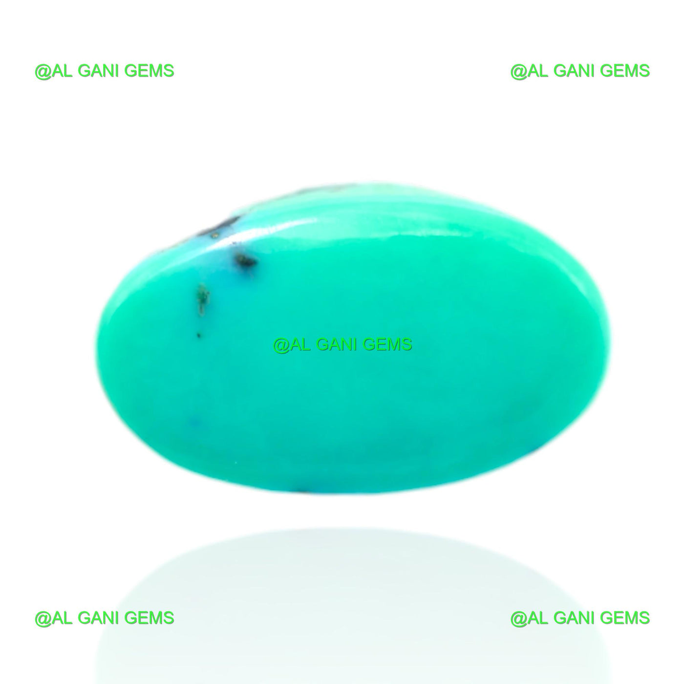 9.00 Cts Turquoise Loose Gemstone Oval Cabochon Natural 17x10x6 mm T-592