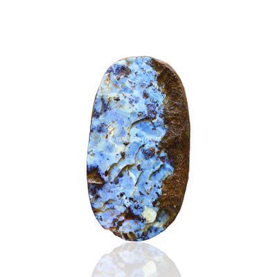 135.75 Cts Natural Boulder Opal Loose Gemstone Fancy Druzy 47x26x10 mm BO-1