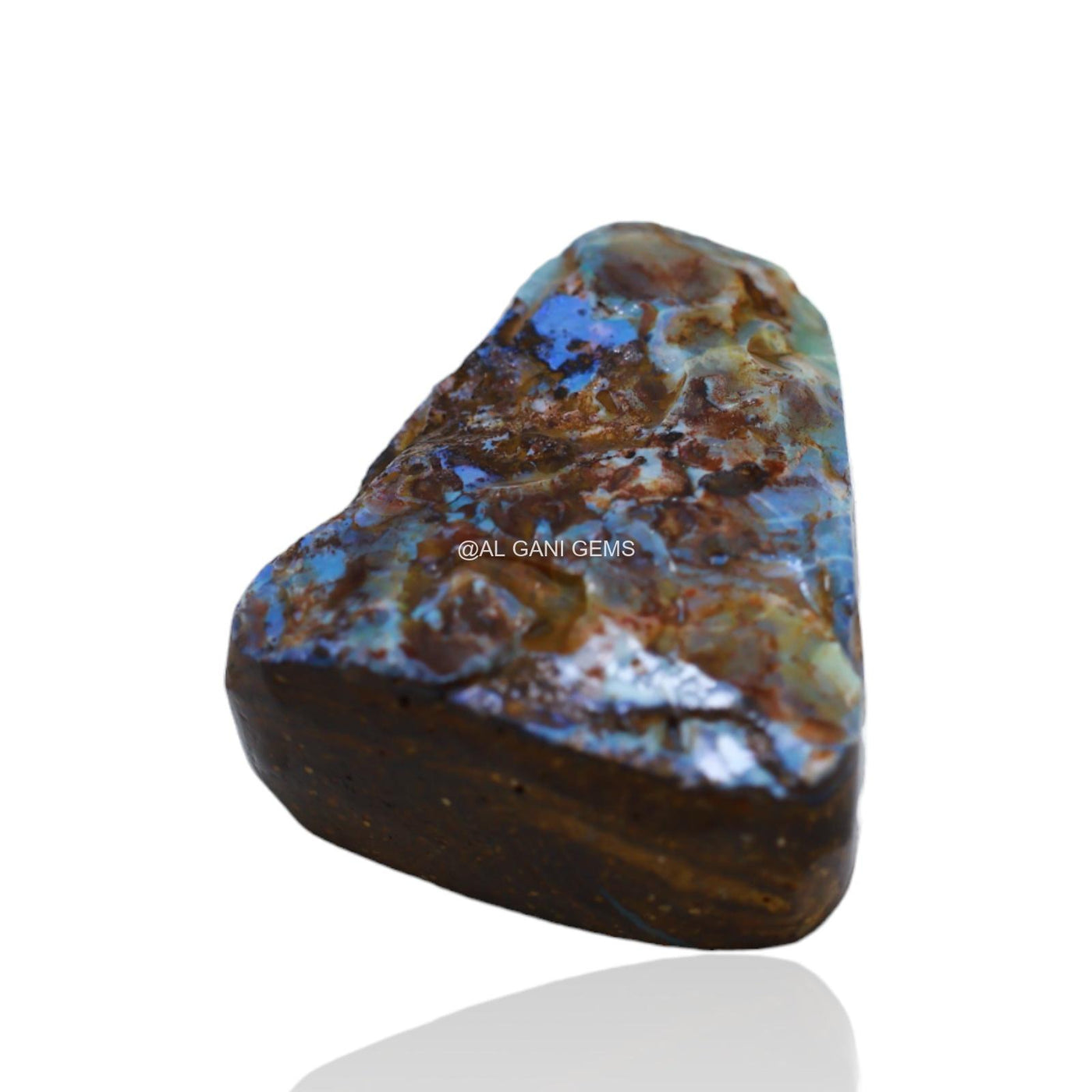 41.10 Cts Boulder Opal Loose Gemstone Fancy Druzy Natural 23x20x10 mm BO-6