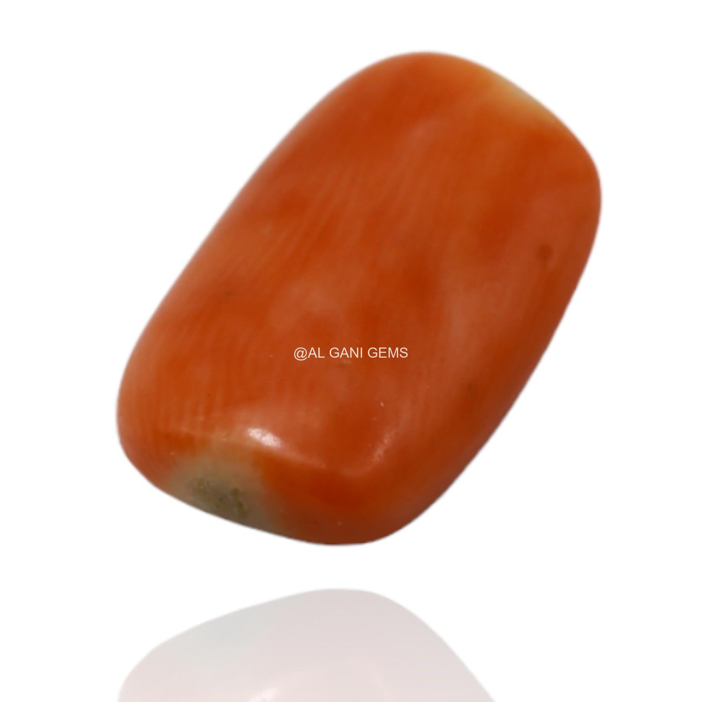 4.40 Cts Taiwan Coral Loose Gemstone Oval Cabochon Natural 14x9x3 mm C-123