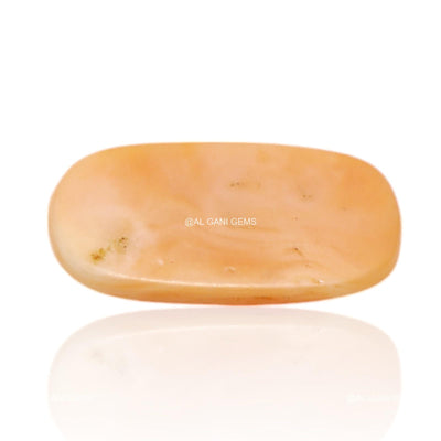 4.00 Cts Natural Tiwan Coral Loose Gemstone Oval Cabochon 16x8x3 mm C-241