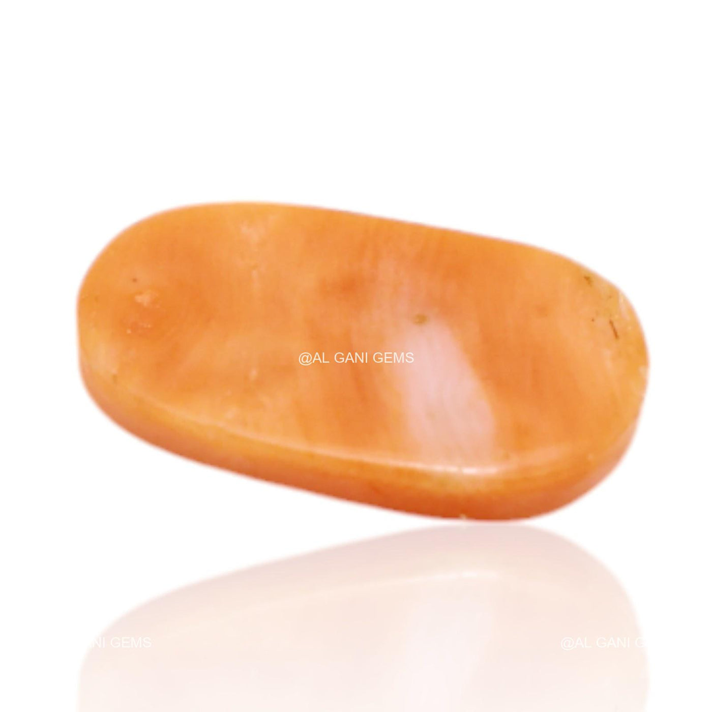 3.00 Cts Natural Tiwan Coral Oval Cabochon Loose Gemstone 13x7x3 mm C-299