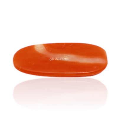 Natural Coral Loose Gemstone Fancy Cabochon Tiwan 2.00 Cts 15x7x3 mm C-301