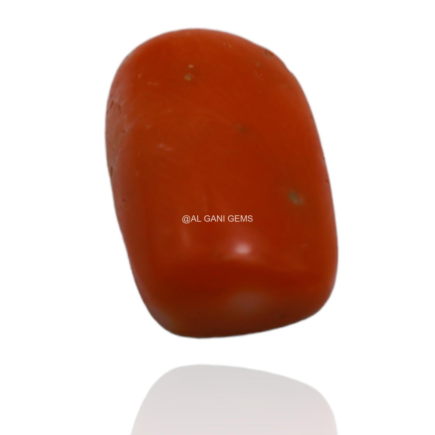 5.15 Cts Natural Taiwan Coral Loose Gemstone Oval Cabochon 14x8x4 mm C-86