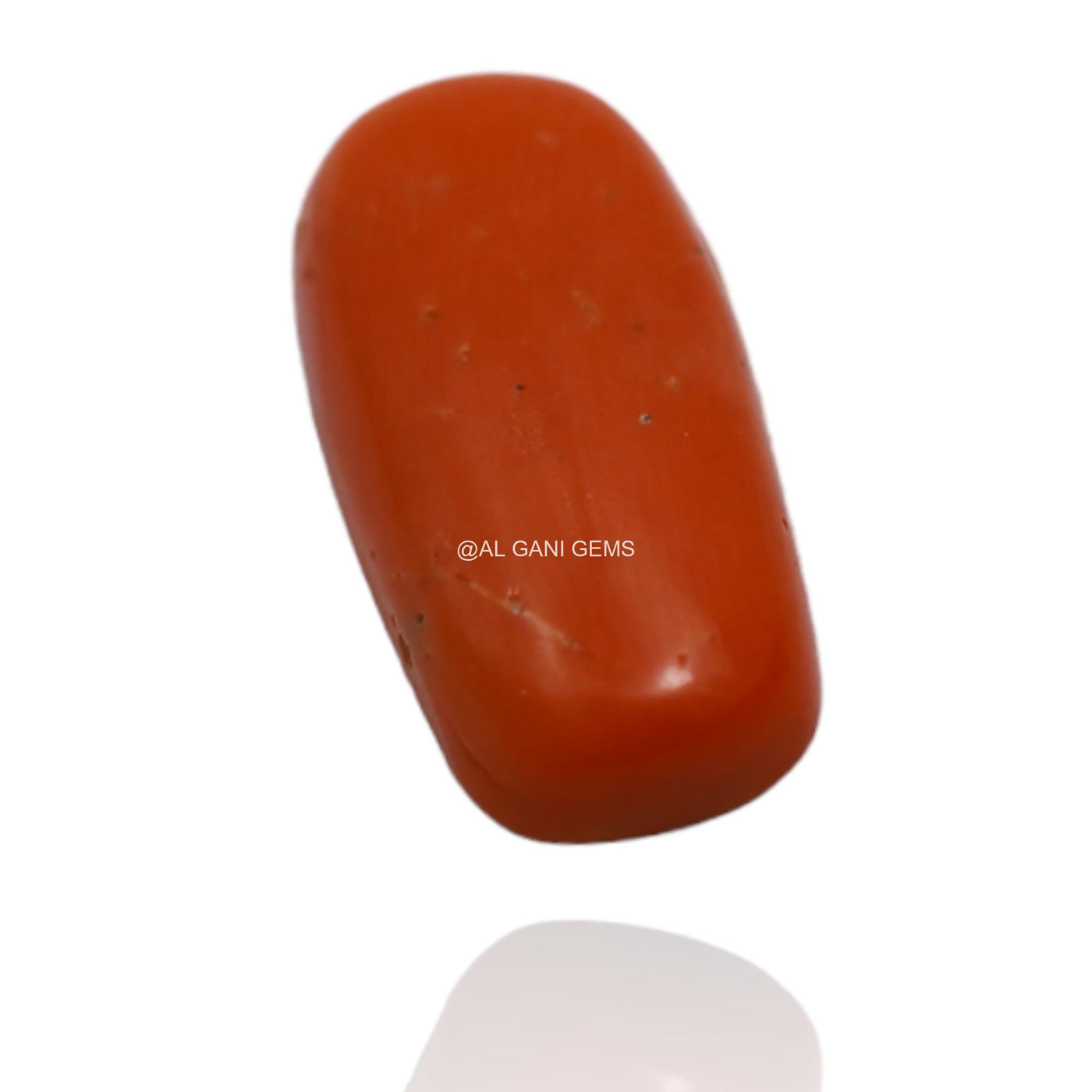 4.35 Cts Natural Taiwan Coral Loose Gemstone Oval Cabochon 15x7x3 mm C-87