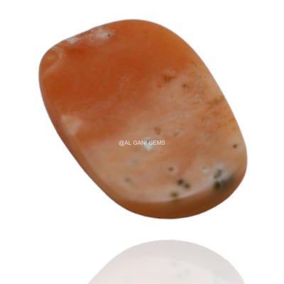 4.90 Cts Taiwan Coral Loose Gemstone Oval Cabochon Natural 14x10x3 mm C-89